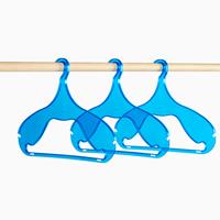 Dina Clothes hanger - transparent light blue 2